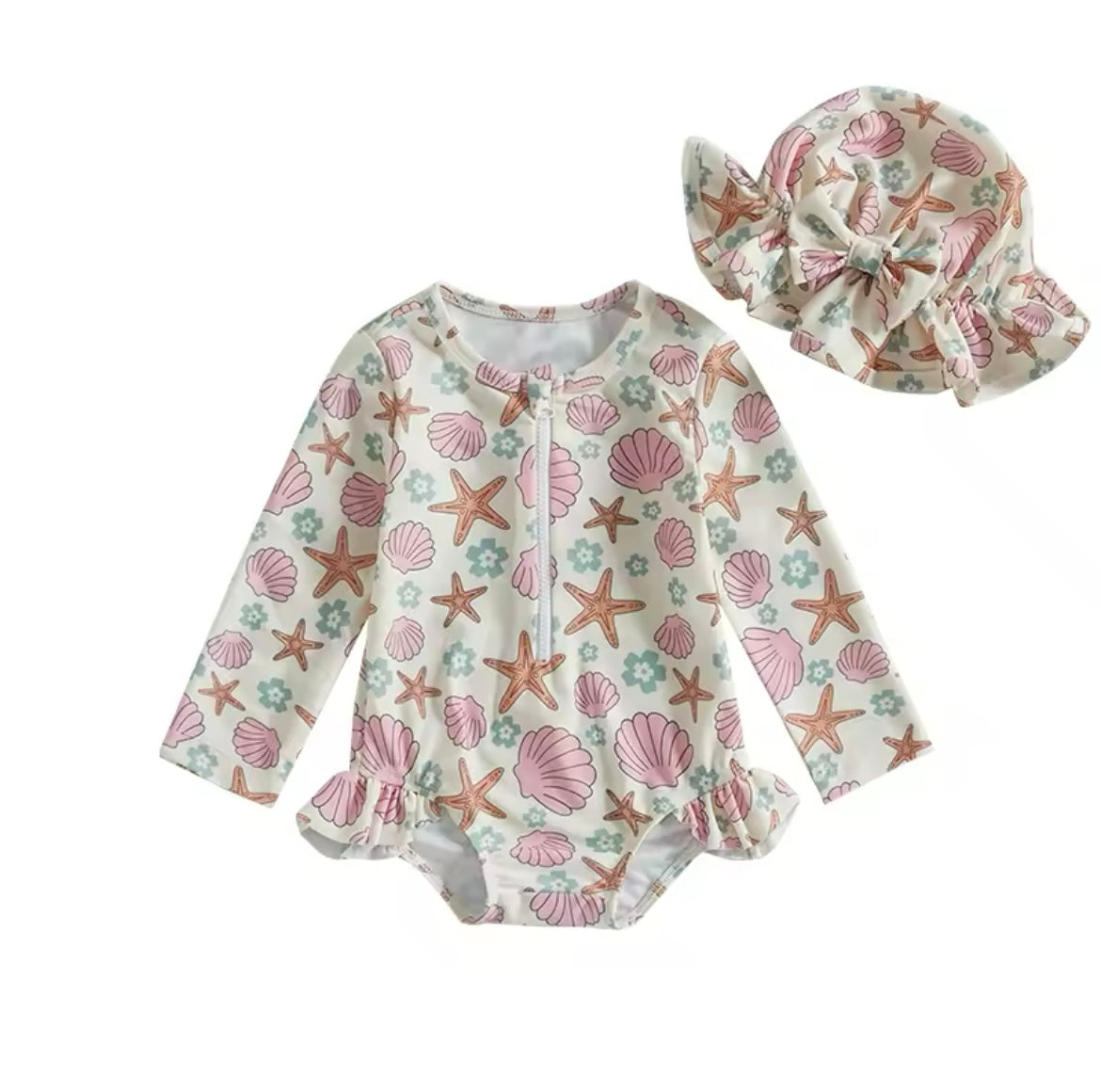 Long sleeve swimming costumes