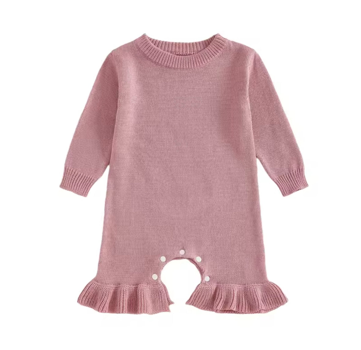 Knitted Babygrow Romper
