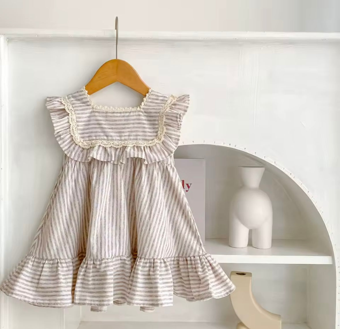 Striped romper/dress