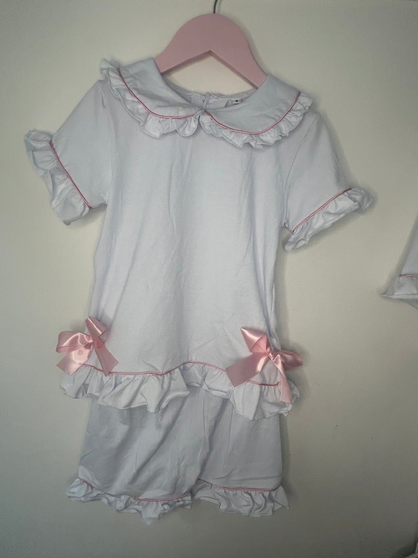 Short sleeve bow Pj's