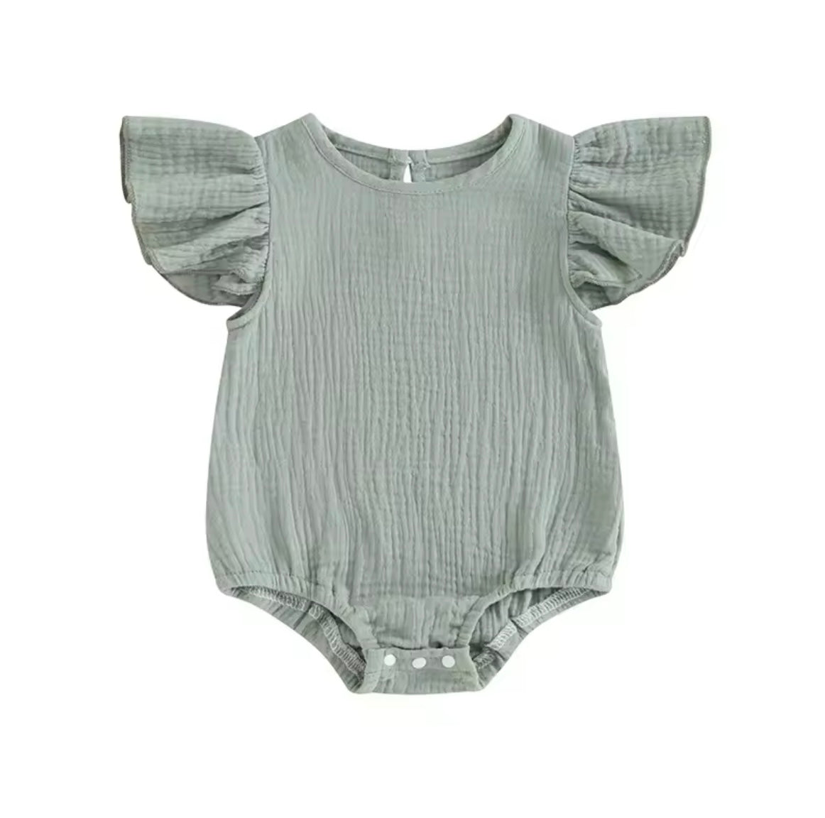 Frill Sleeve Romper