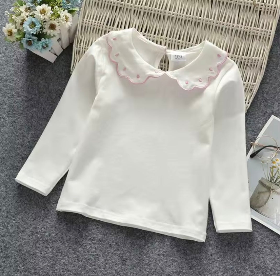Long Sleeved Collared T-Shirt