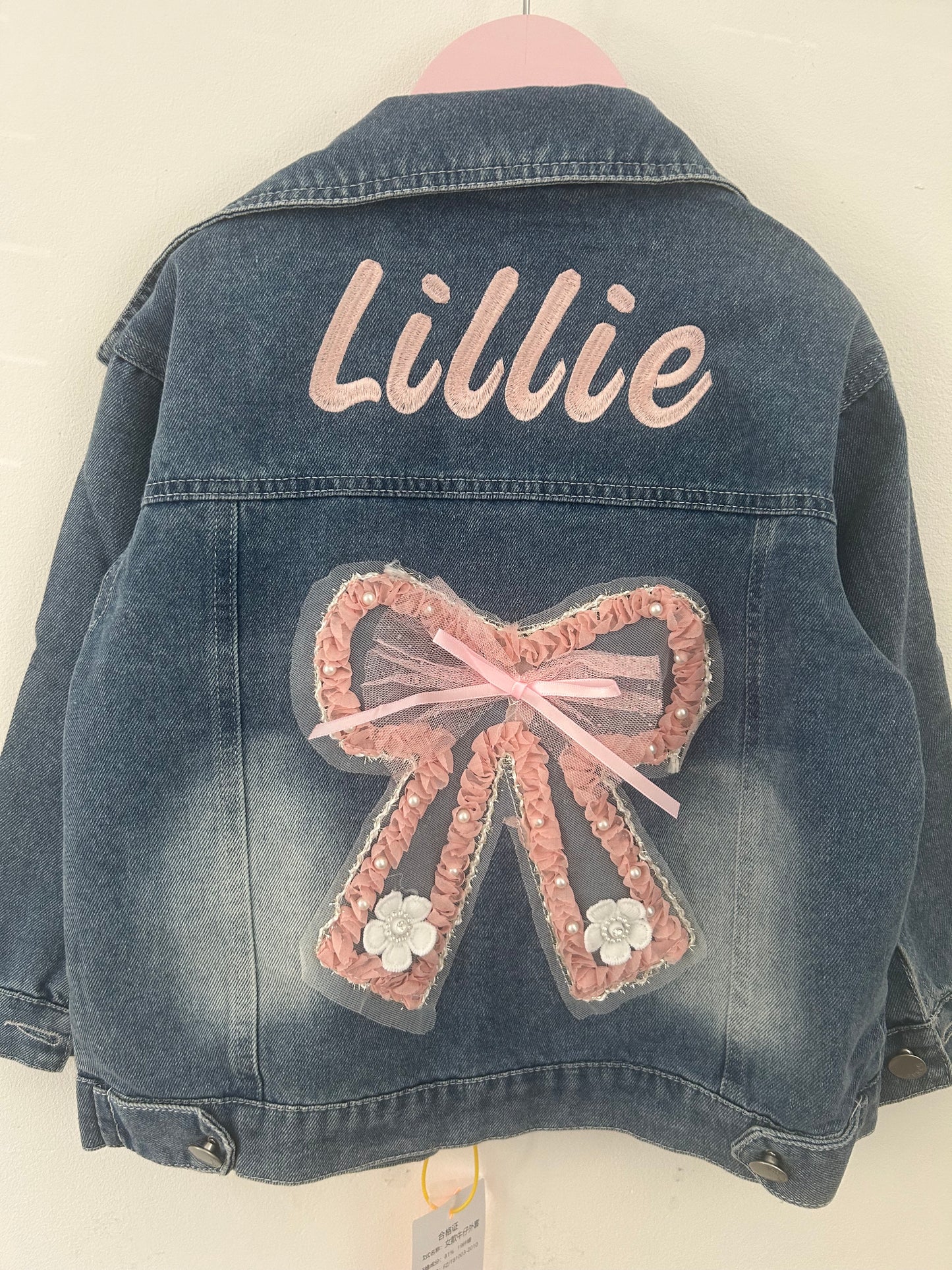 Bow Denim Jacket