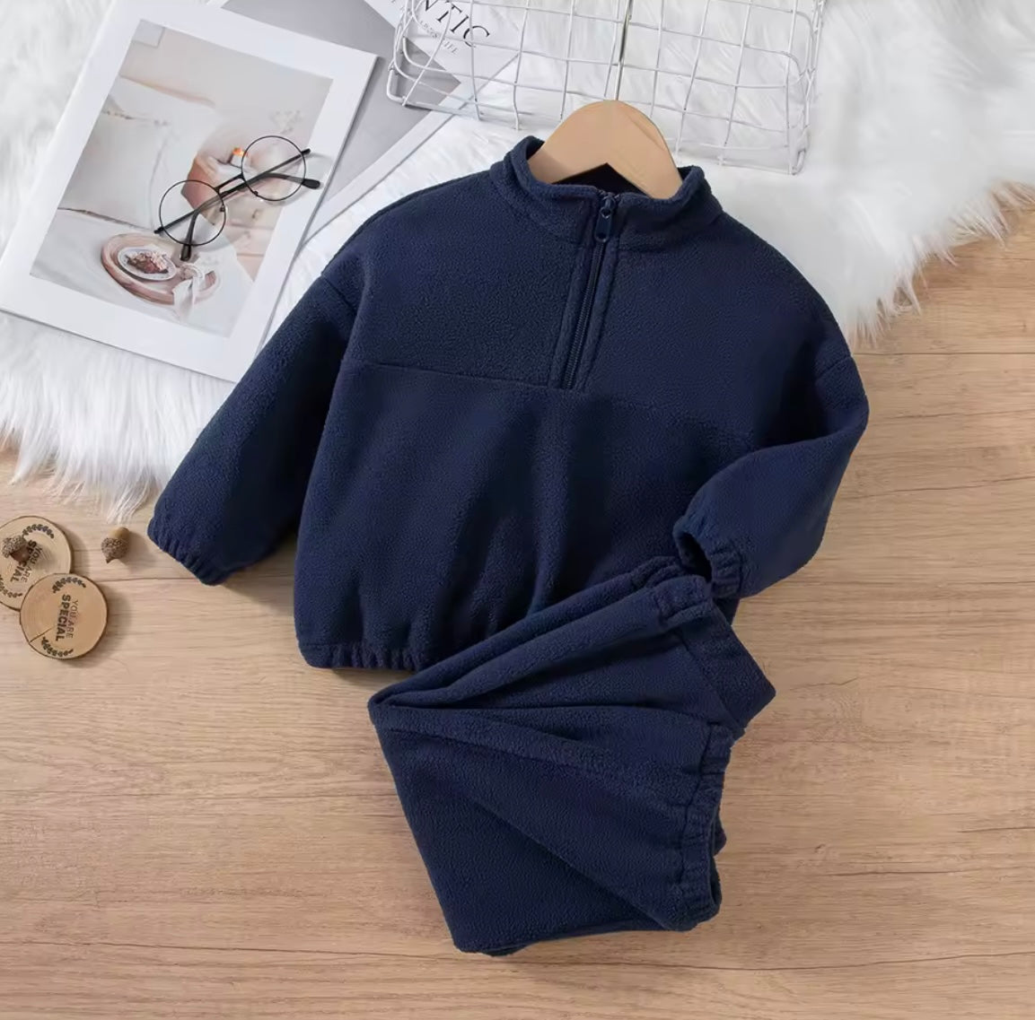 1/4 Zip Fleece Set
