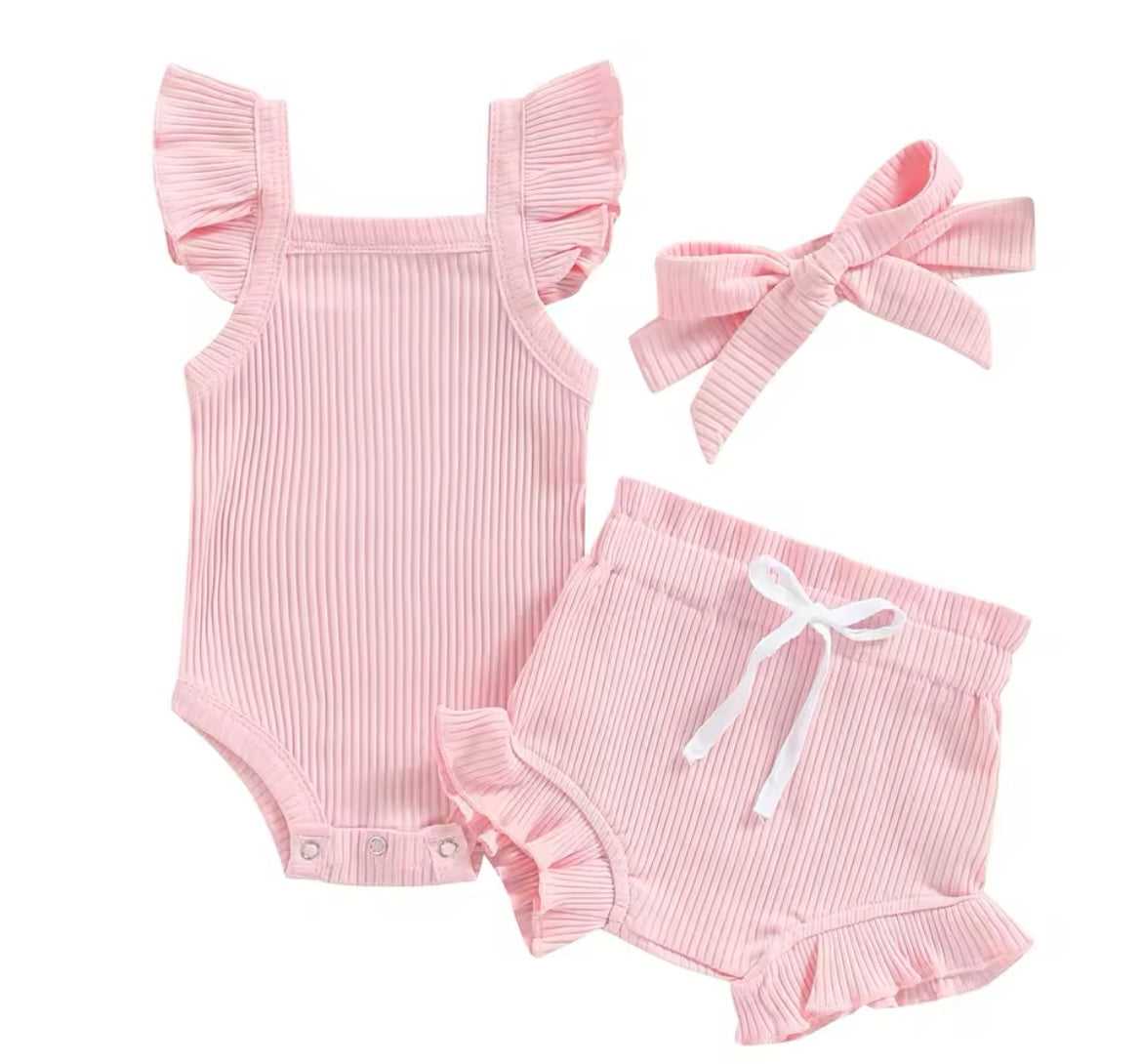 Frill Short 2 Piece Set