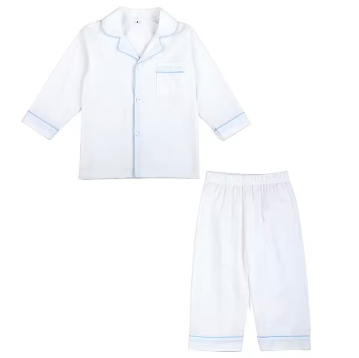 Boys long sleeve collar Pjs