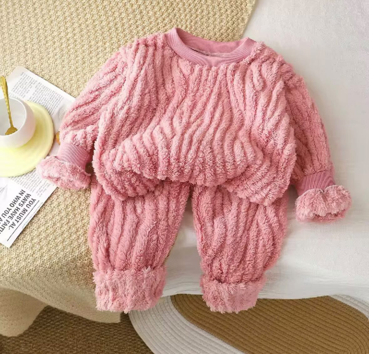 Fleece two piece set