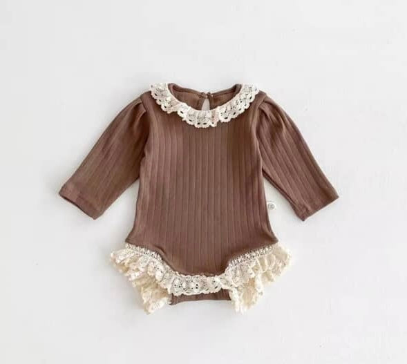 Frill long sleeve vests