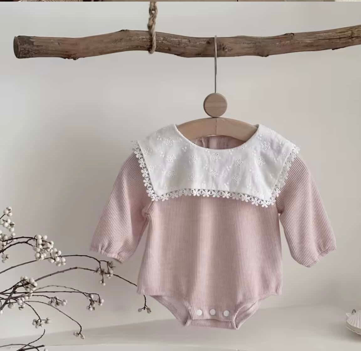 Vintage Lace Peter Pan Romper
