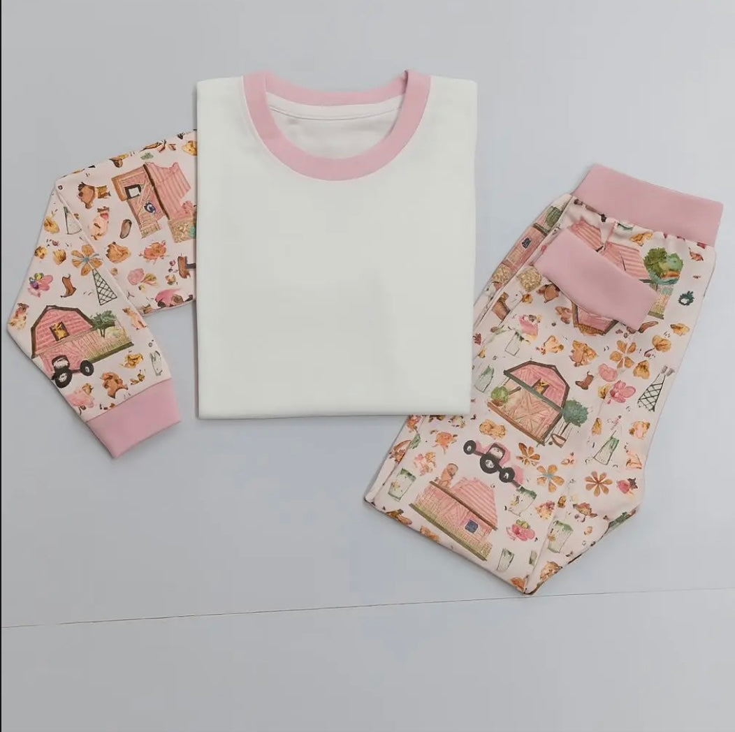 Green farm pjs