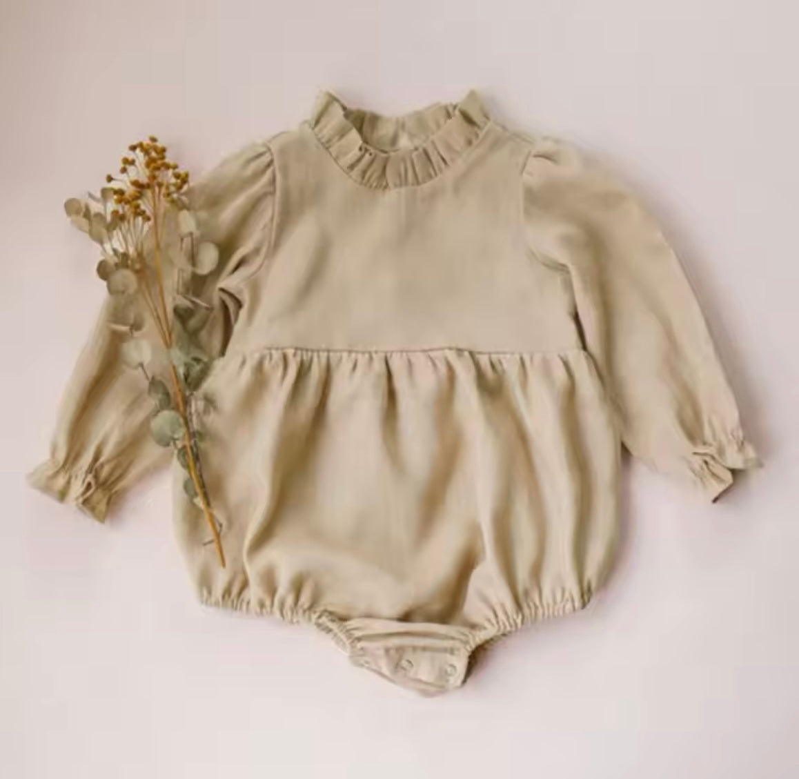 Frill neck Romper