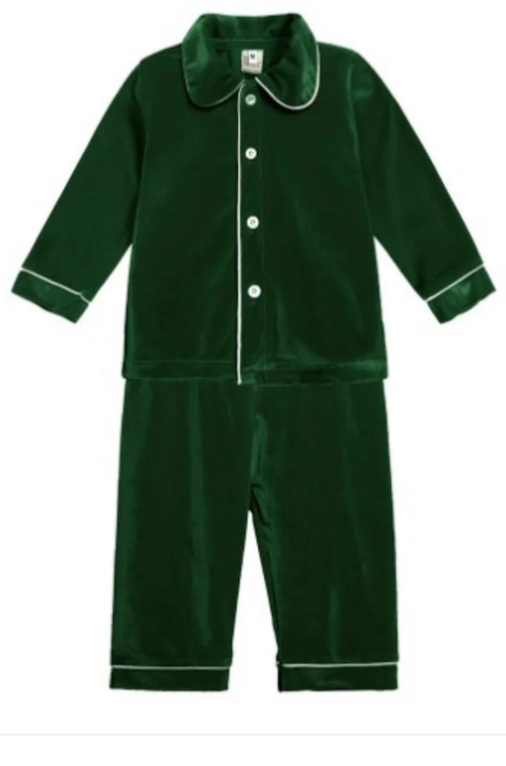 Boys Velour Pjs