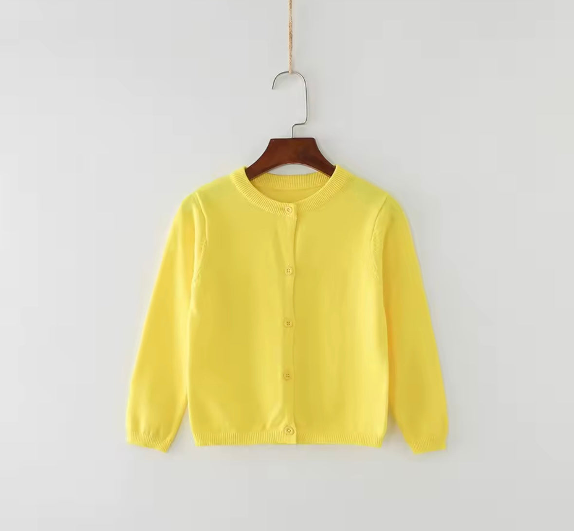 Solid colour cardigan