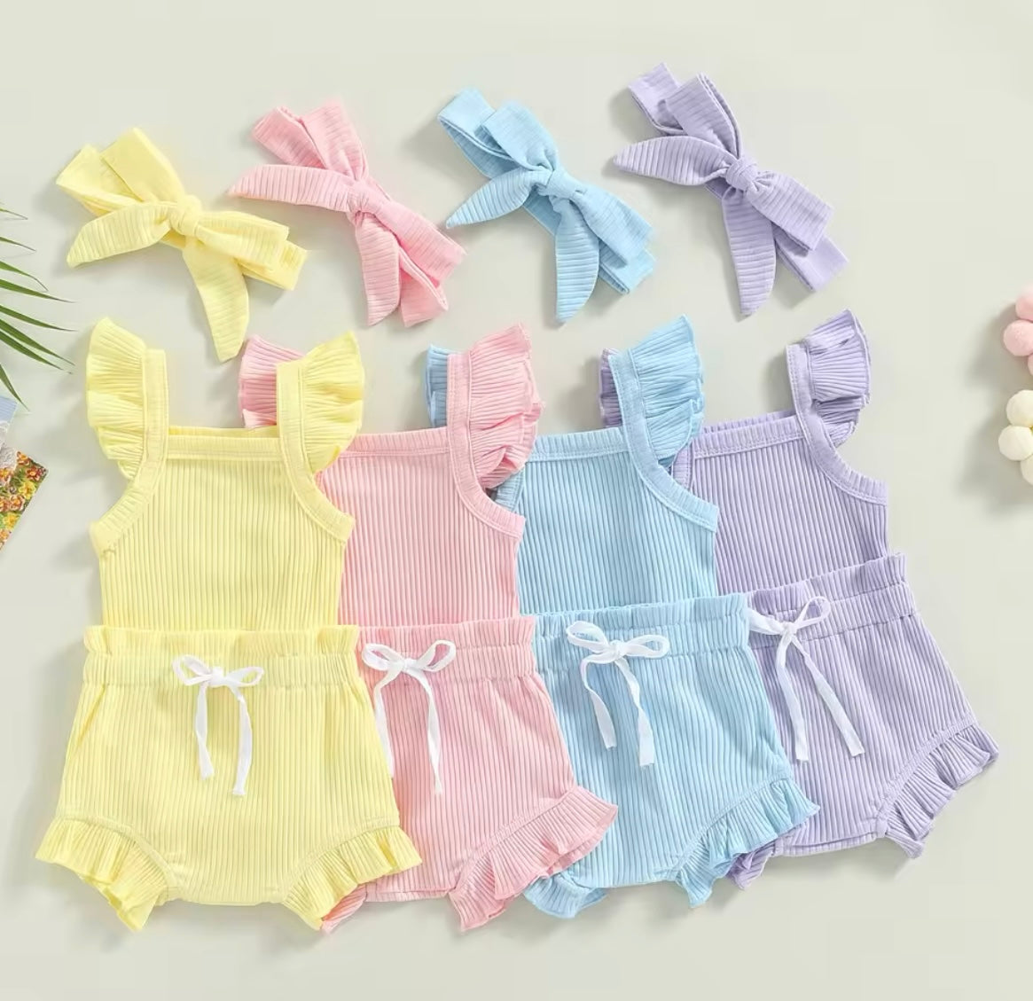 Frill Short 2 Piece Set