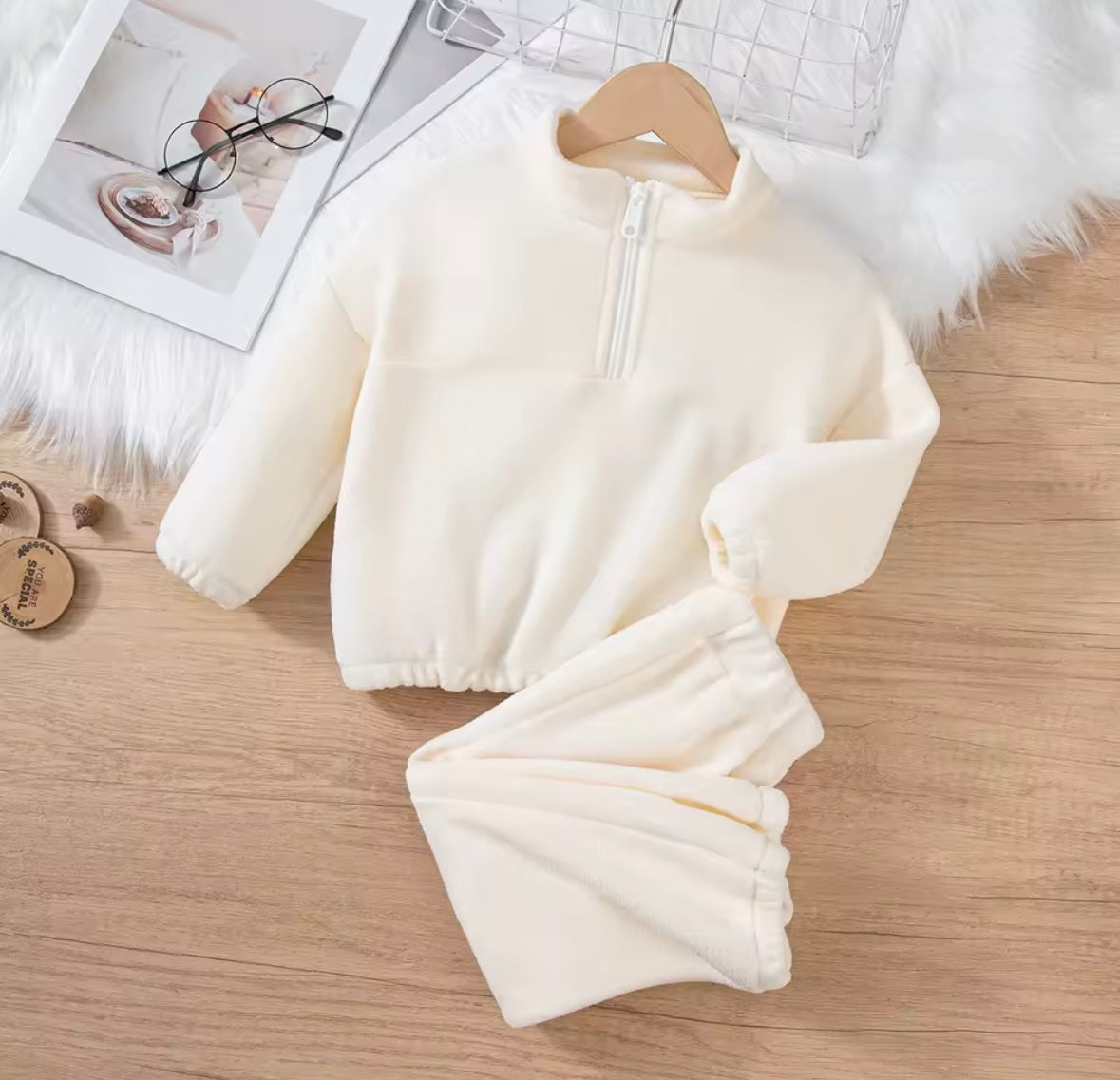 1/4 Zip Fleece Set
