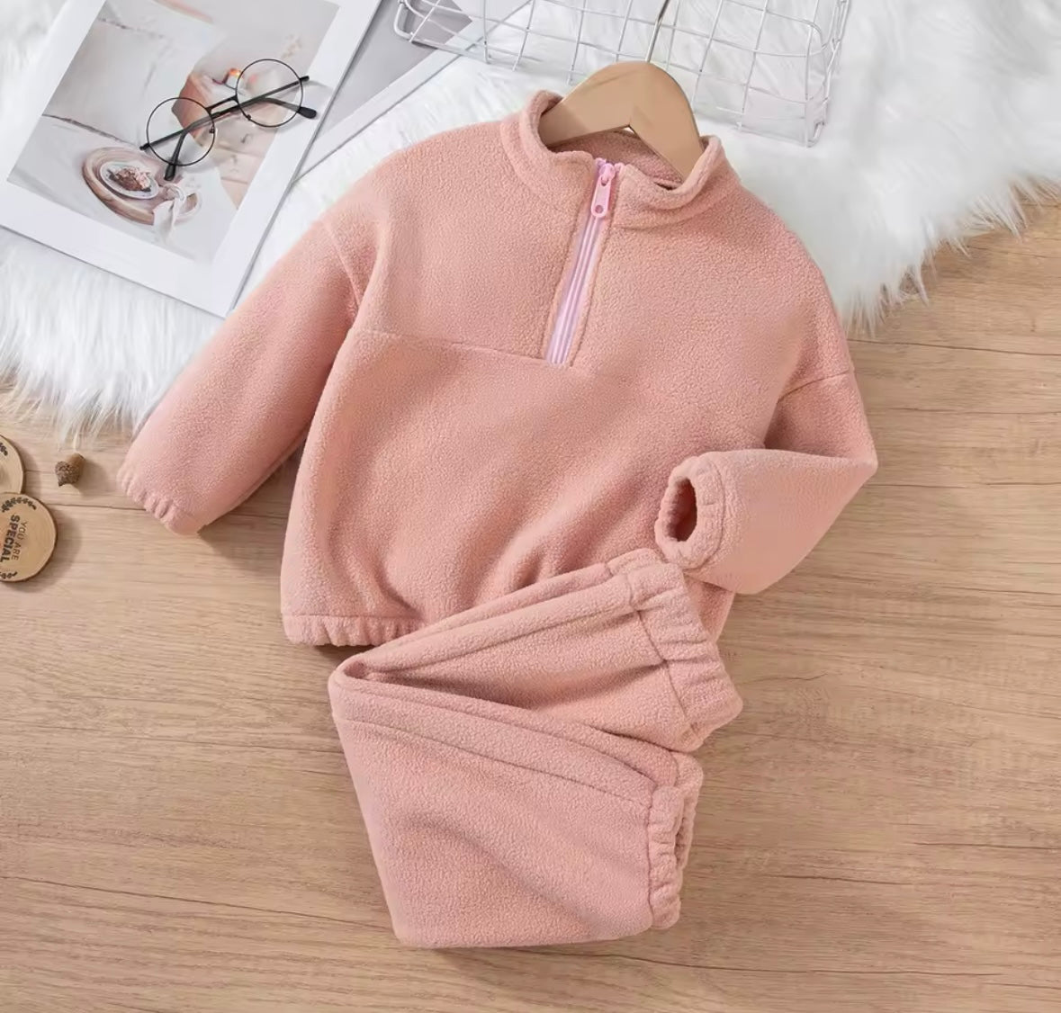 1/4 Zip Fleece Set