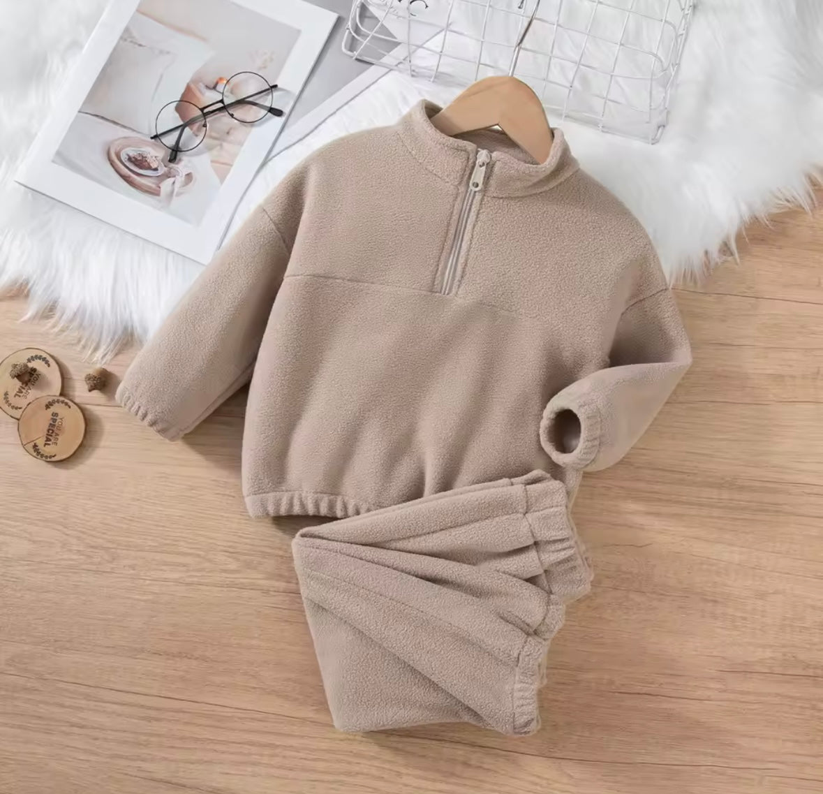 1/4 Zip Fleece Set