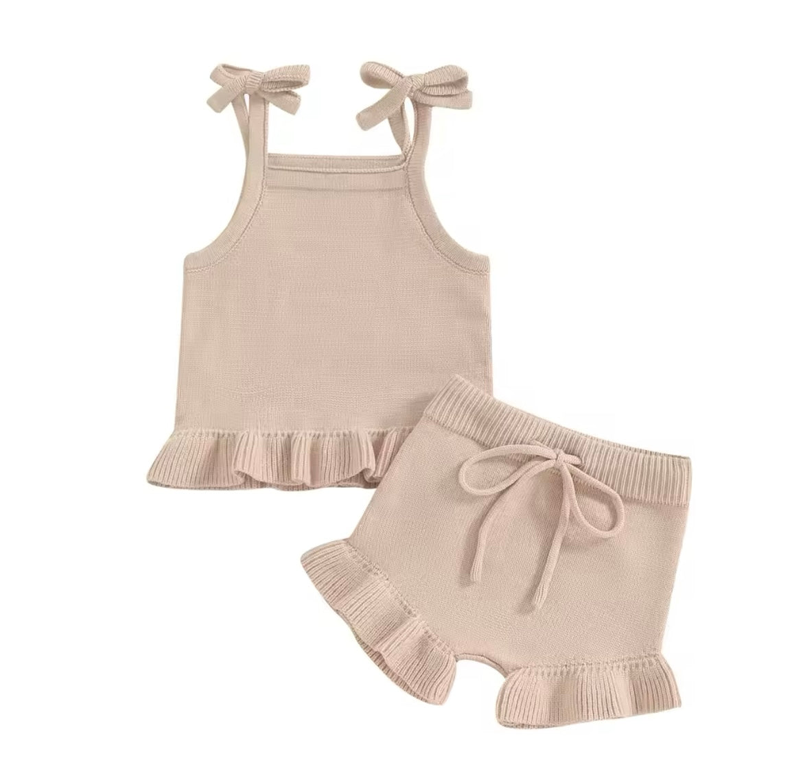Knitted Summer Short Set