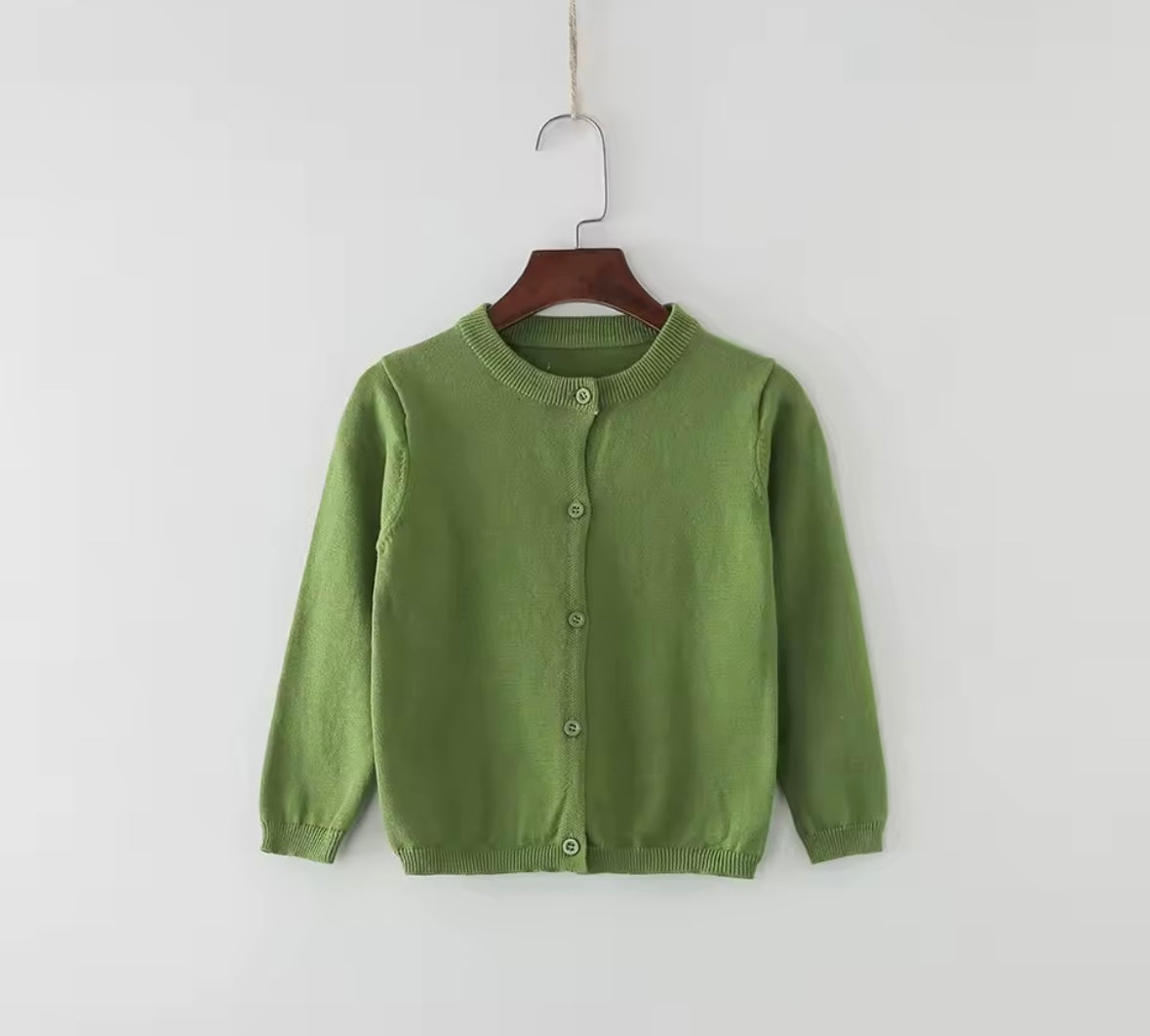 Solid colour cardigan