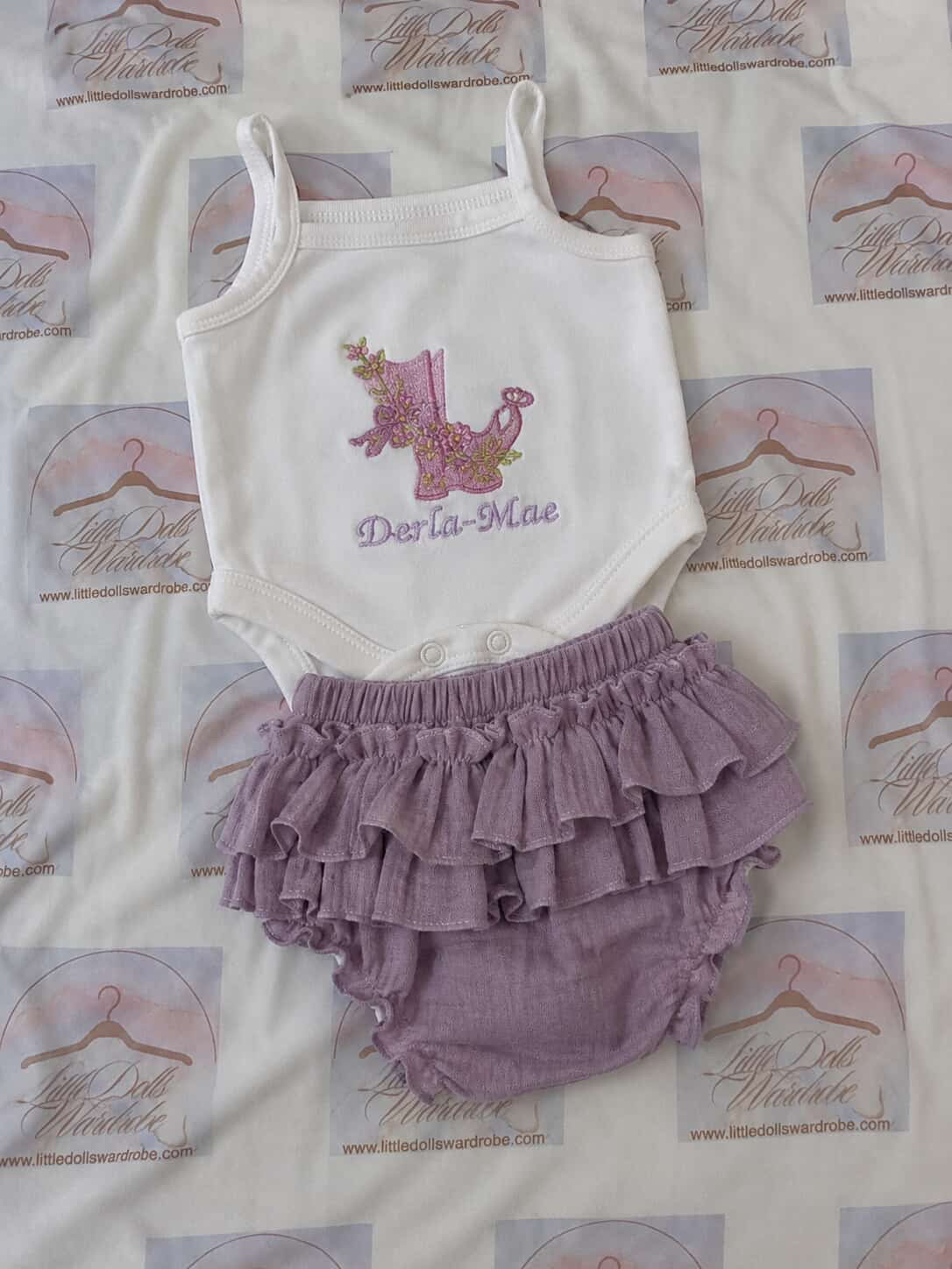 Vest and bloomers set