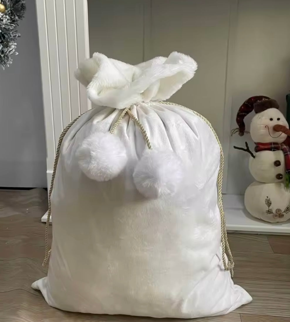 Christmas Pom Pom Sack