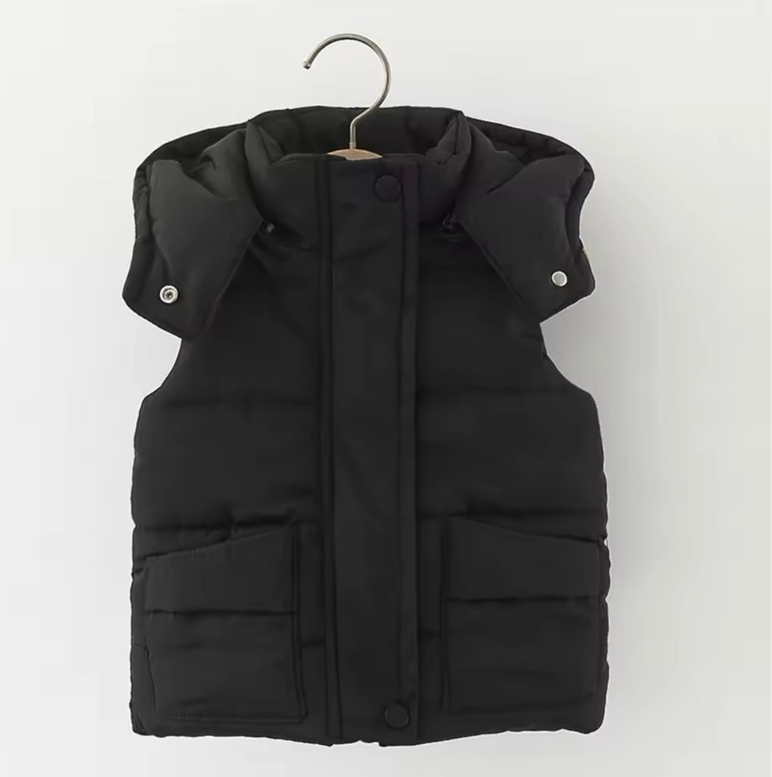 Hooded baby Gilet