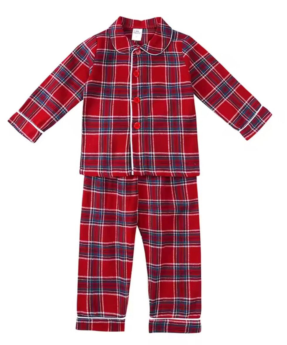 Boys Tartan Pjs