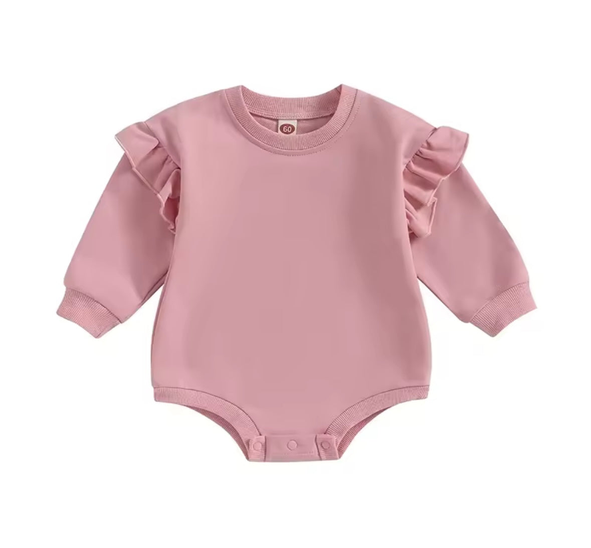 Frill sleeve romper