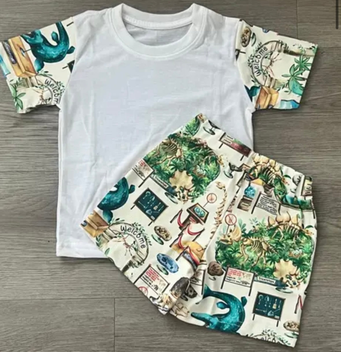 Dinosaur short pj's