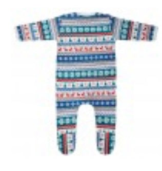 Colourful Christmas sleepsuit