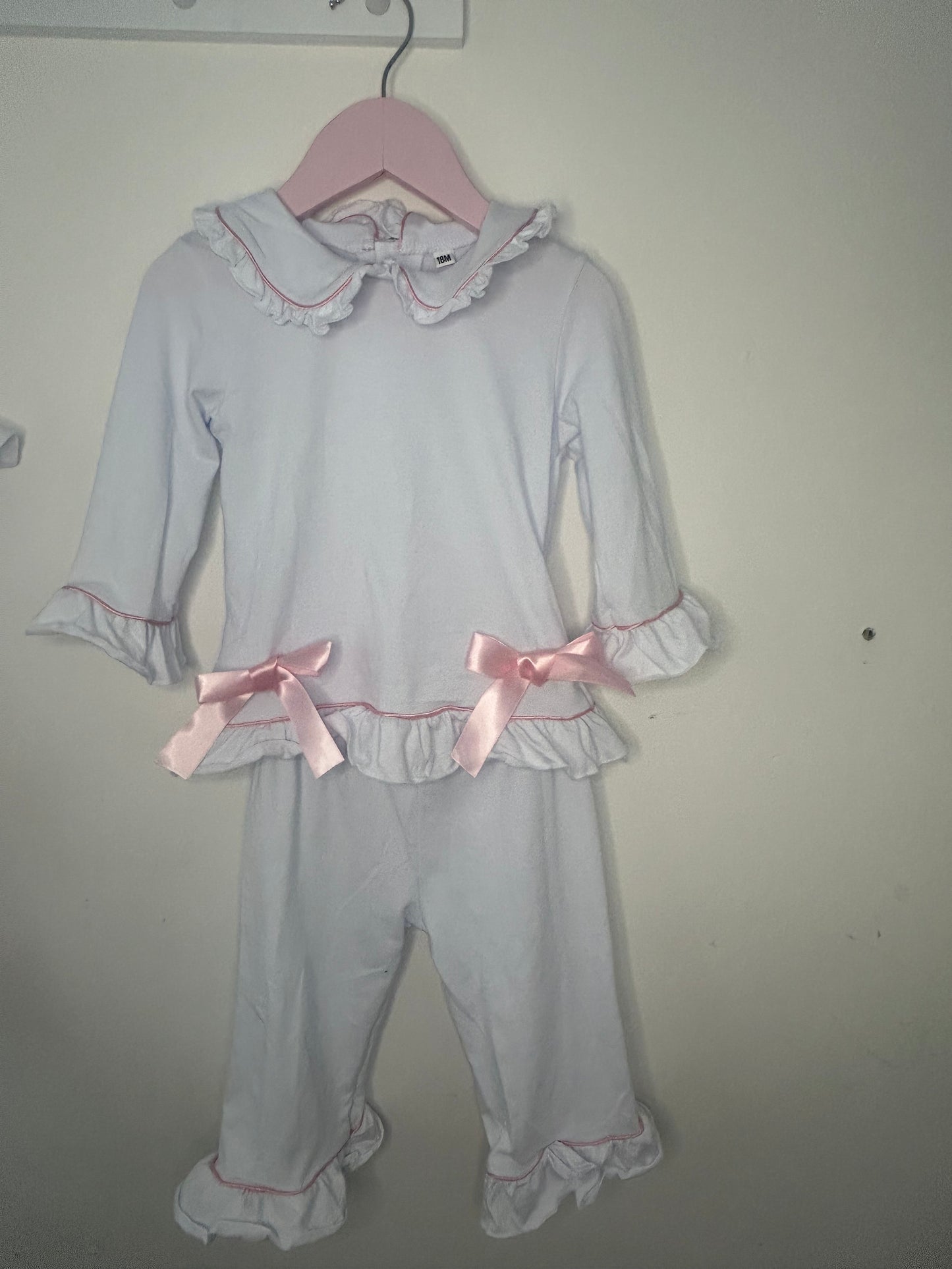Long sleeve bow Pj's