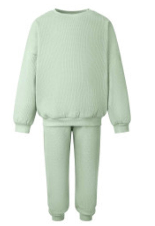 Waffle Knit Tracksuit