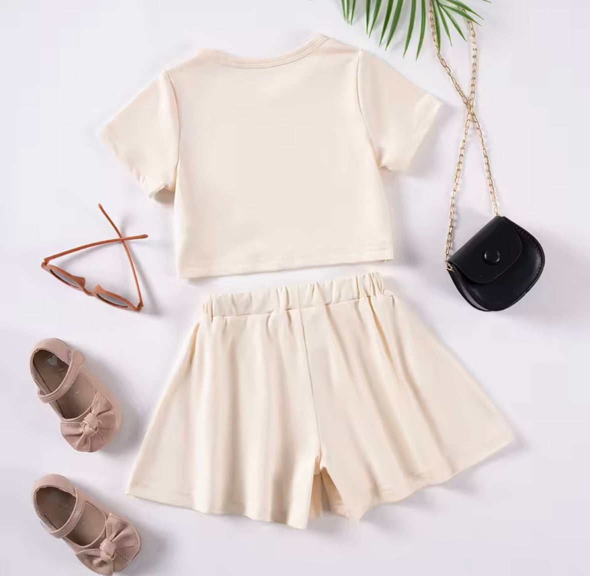 Girls 2 piece short set