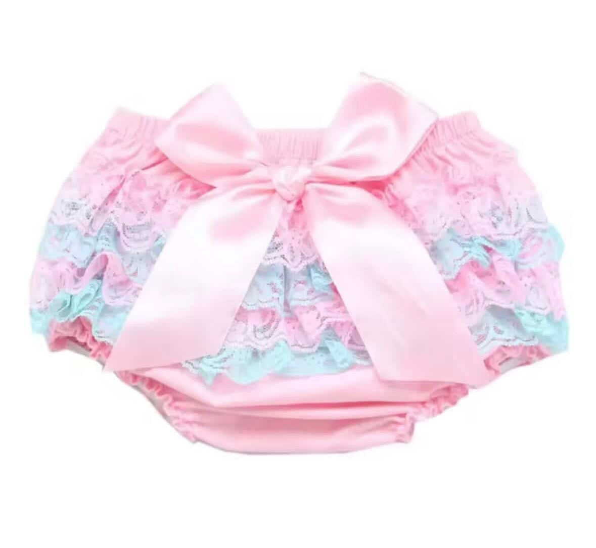 Vest and bow bloomer set