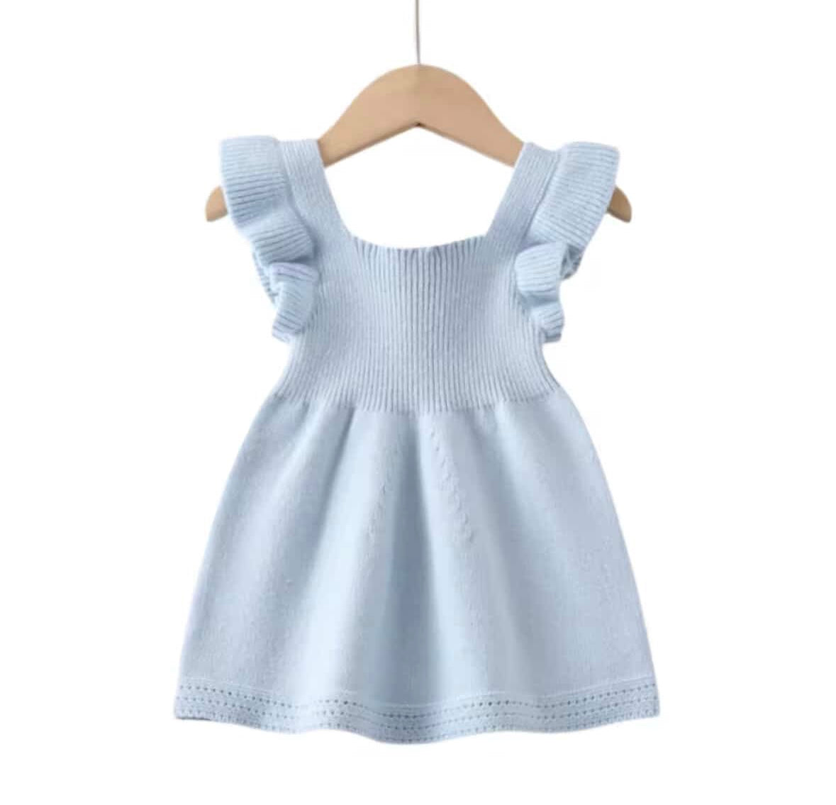 Frill sleeve dress