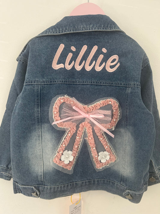 Bow Denim Jacket
