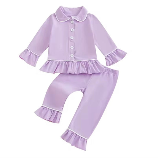 Long sleeve frill pjs