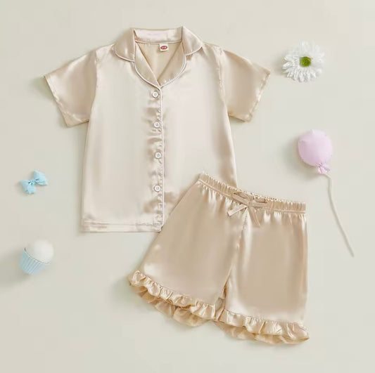 Silk Button Up Pjs