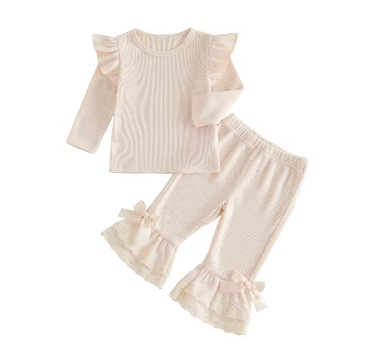 Frill Bow Flares set