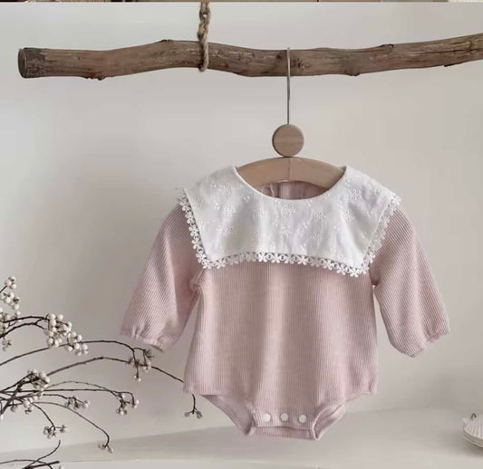 Vintage Lace Peter Pan Romper