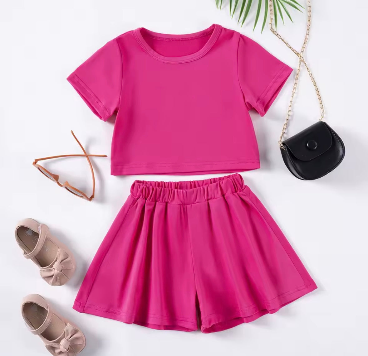 Girls 2 piece short set