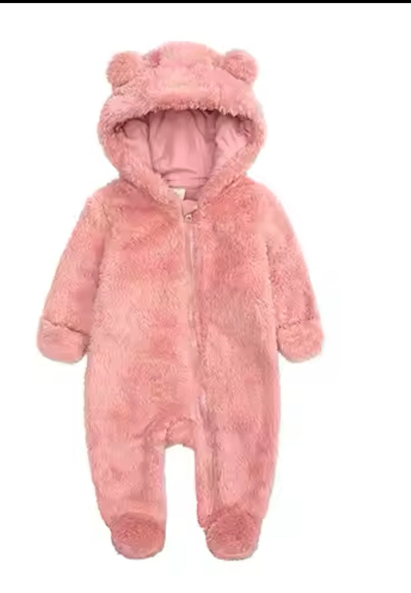 Baby fleece snowsuit