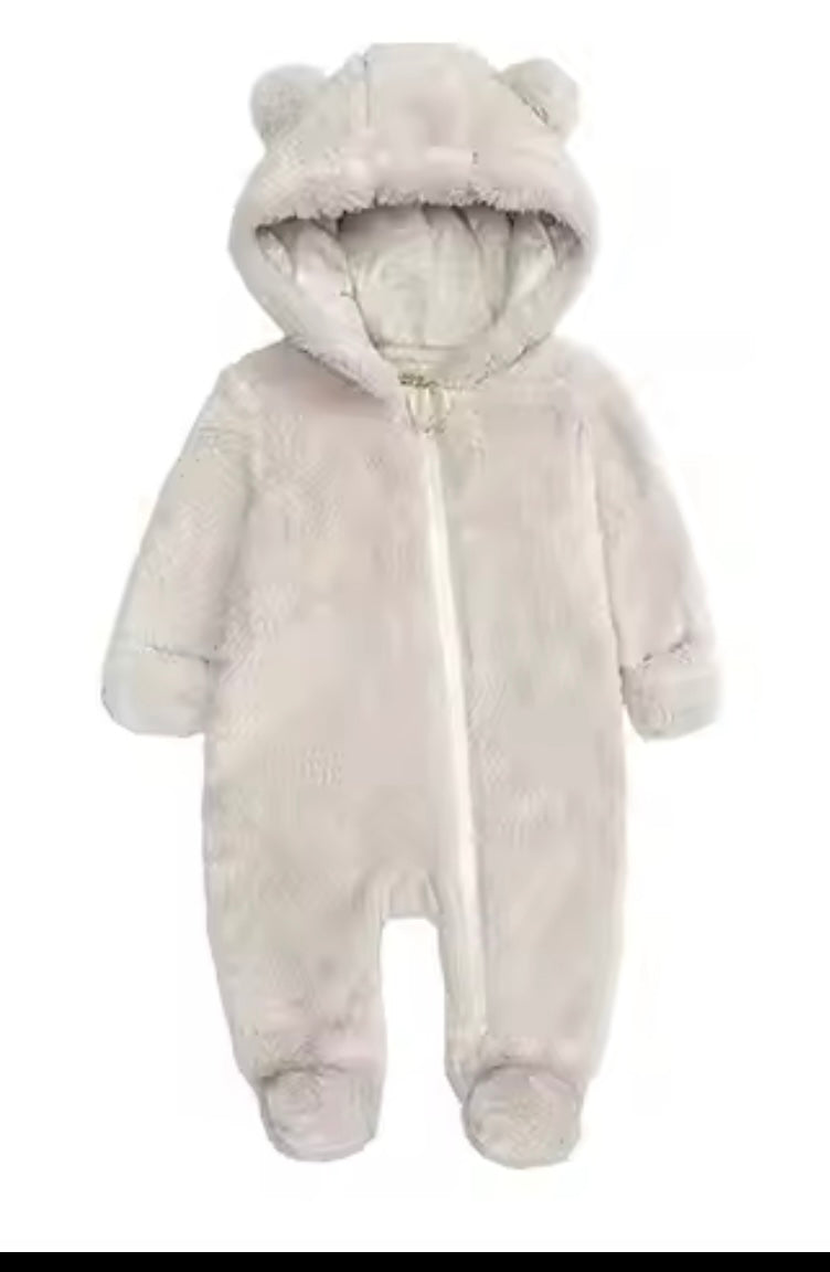 Baby fleece snowsuit