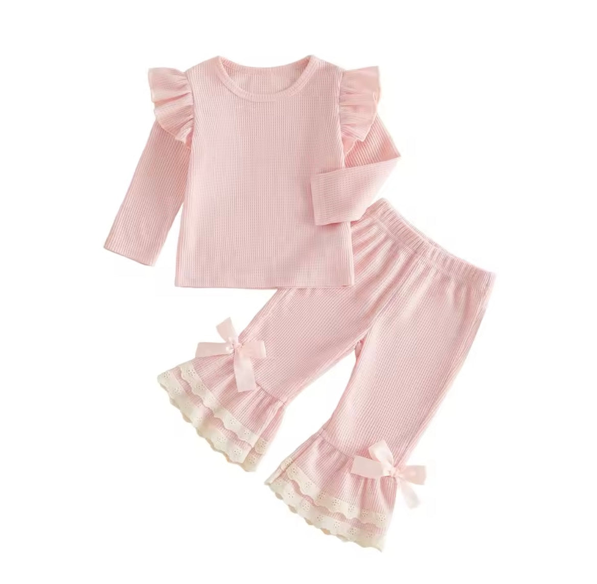 Frill Bow Flares set