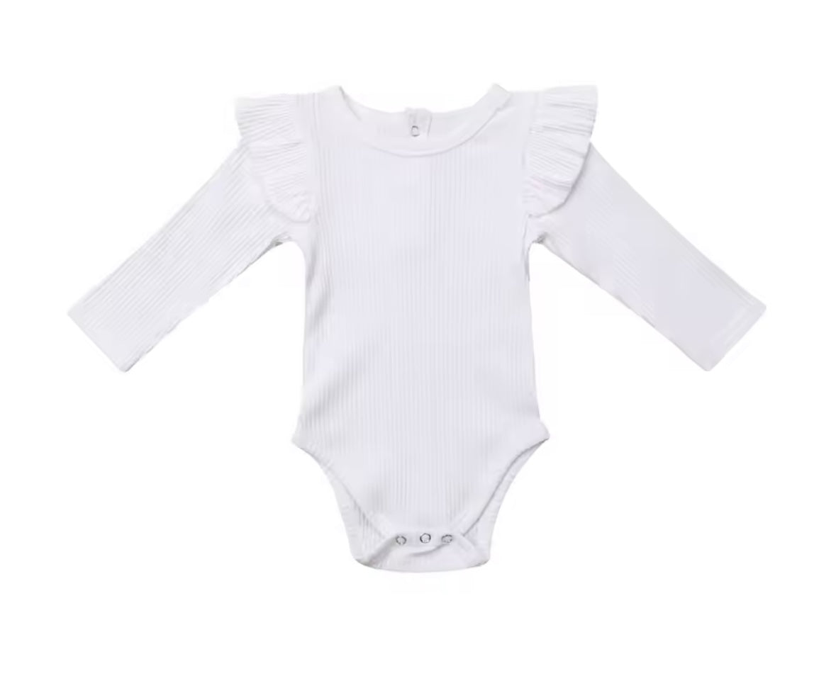 Frill sleeve vest