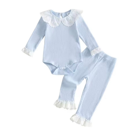 Frill  vest co-ord