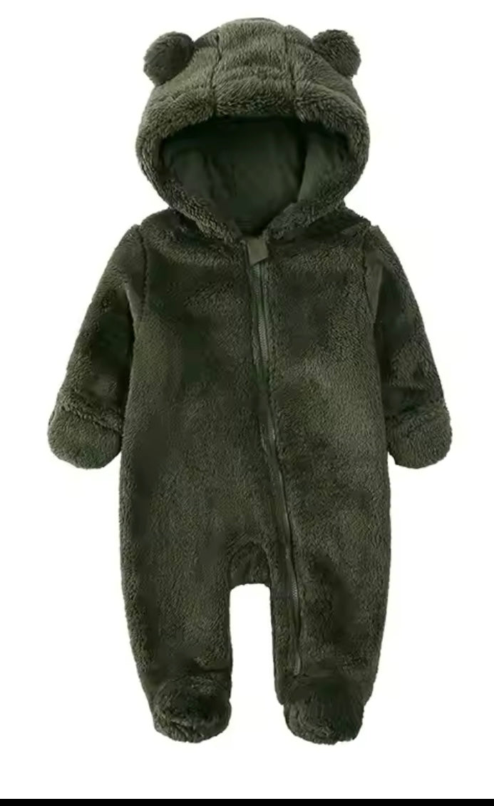 Baby fleece snowsuit