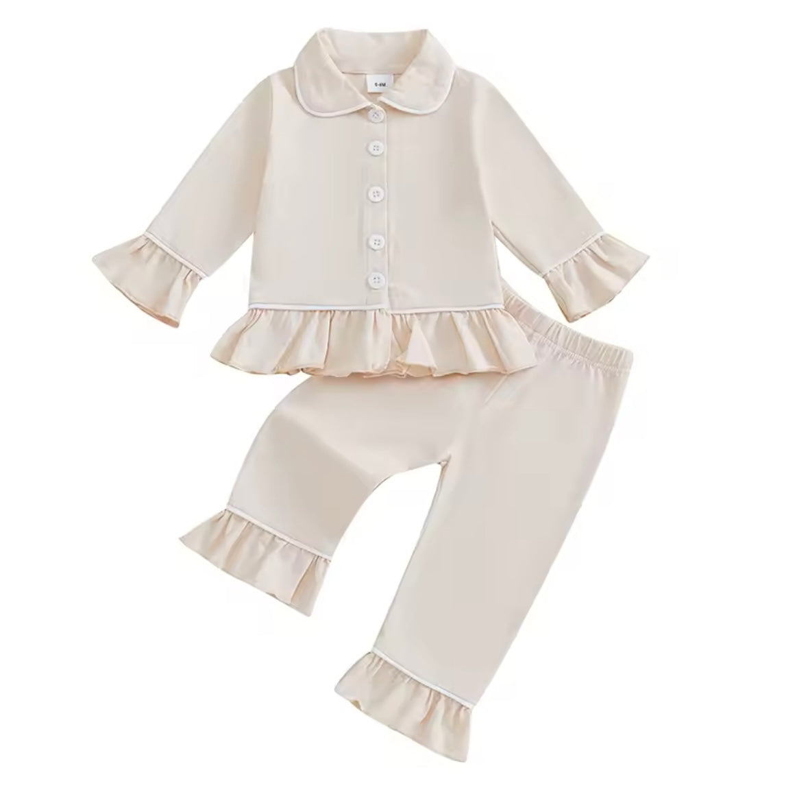 Long sleeve frill pjs