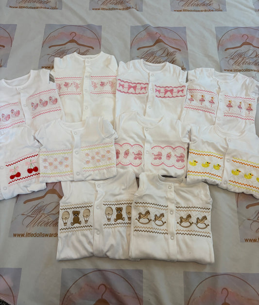 Smocked Babygrow