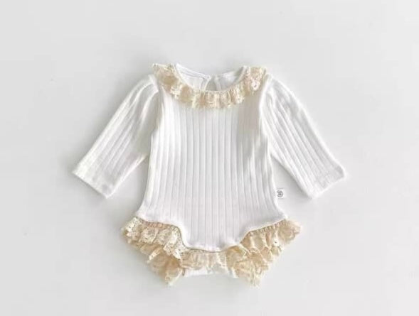 Frill long sleeve vests
